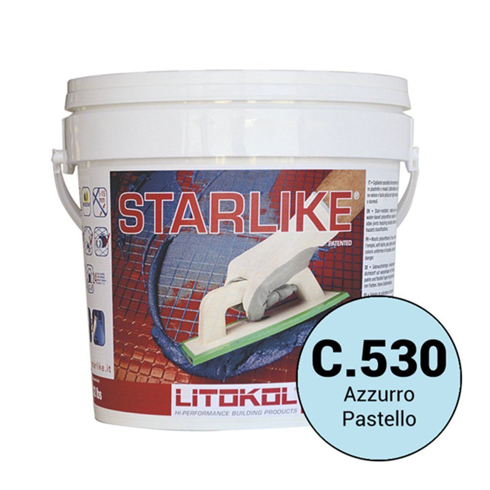 Litochrom Starlike Azzurro Pastello C.530 затир. смесь 2,5кг