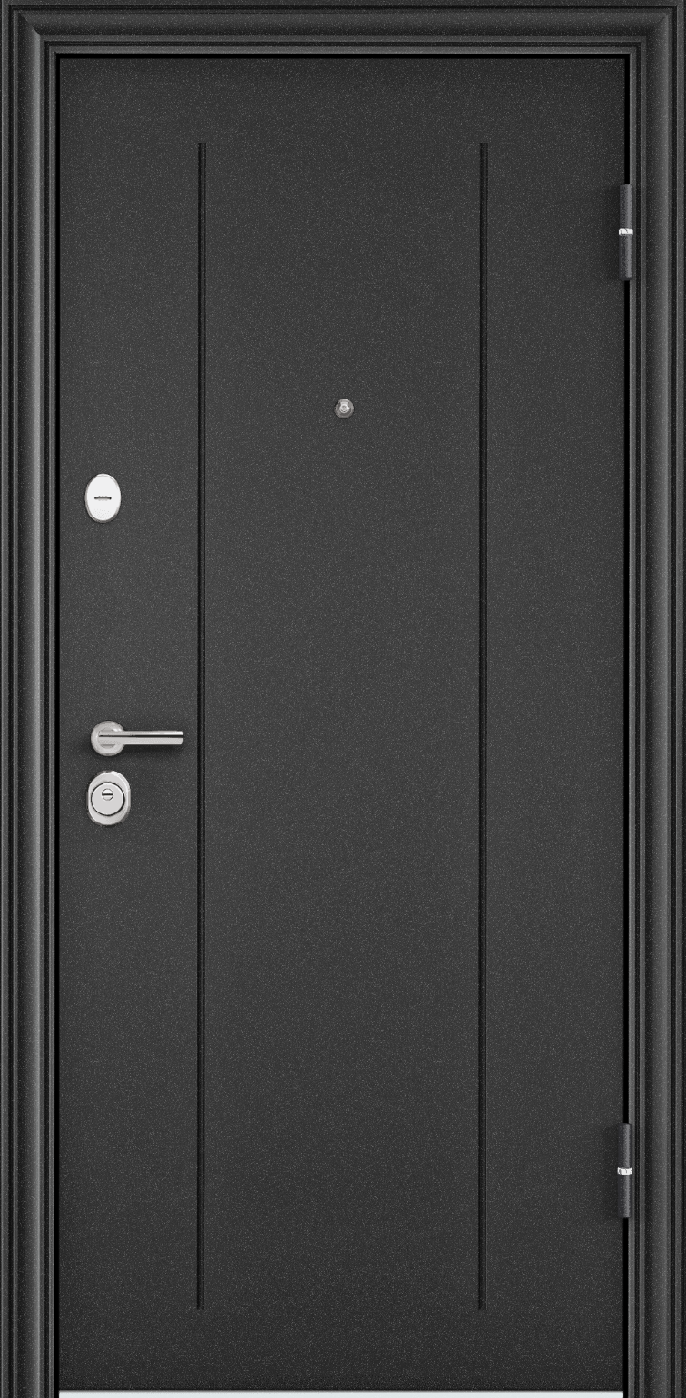 DELTA 100 (860, 2050,R,Темно-серый букле графит,RGSO, ПВХ Ферро, без рисунка, )хром.
