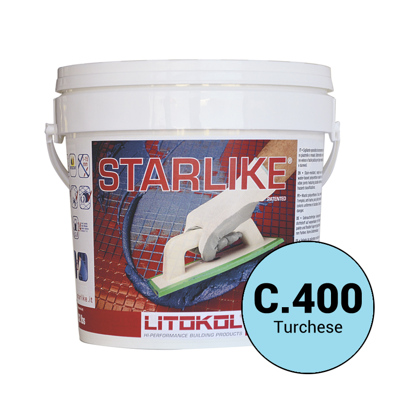 Litochrom Starlike Turchese C.400 затир, смесь 2,5кг