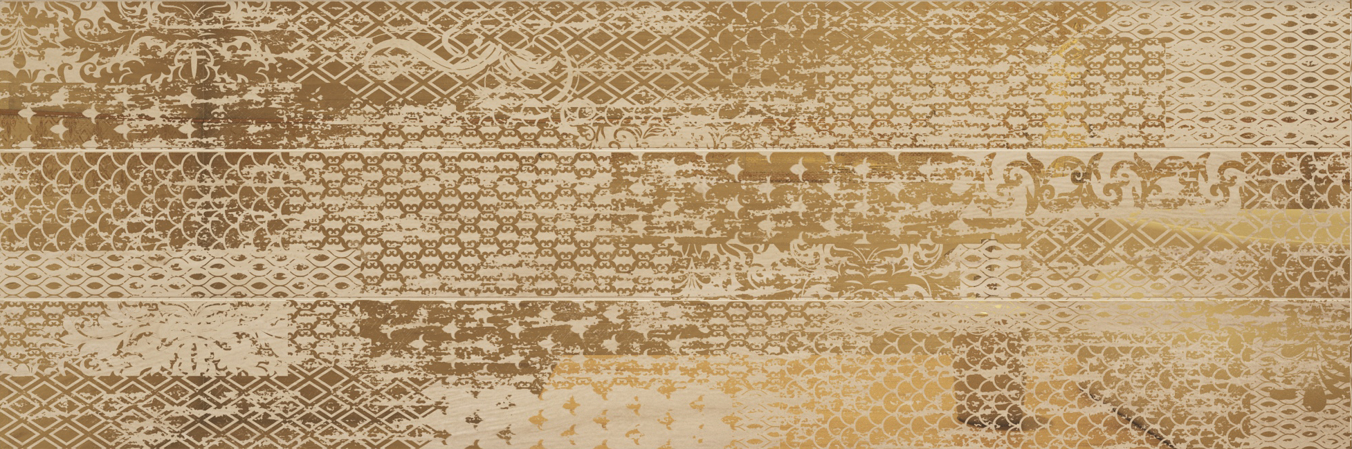 Плитка настенная Vesta Gold DW11VST11 декор 600*200