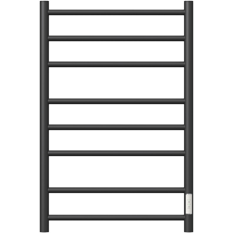 Пототенцесушитель электрический Point Аврора П8 400x800 диммер справа,черный
