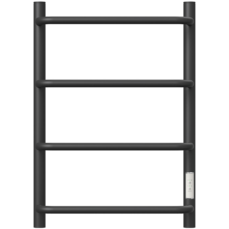 Полотенцесушитель электрический Point Ника П4 400x600, диммер справа,черный